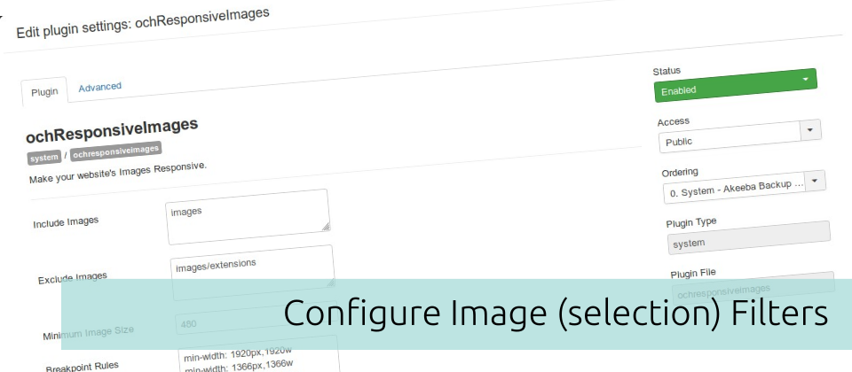 OCH Responsive Images - Joomla Extension