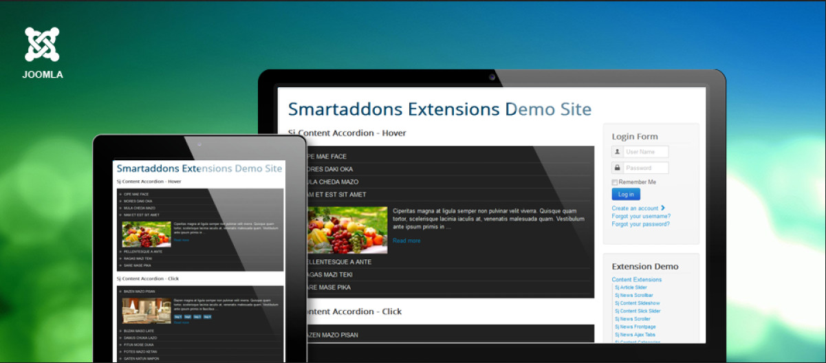 SJ Zoo Accordion - Joomla Extension