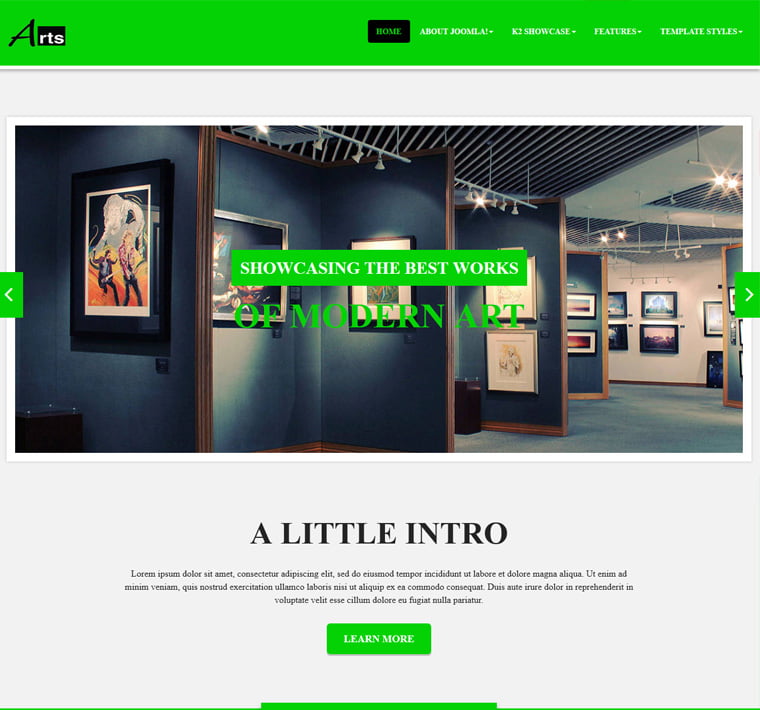 Bestaddon Arts - Joomla Templates