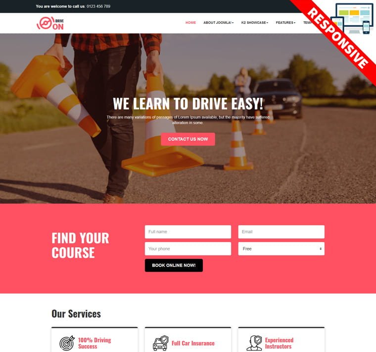 Bestaddon Driveon - Joomla Templates