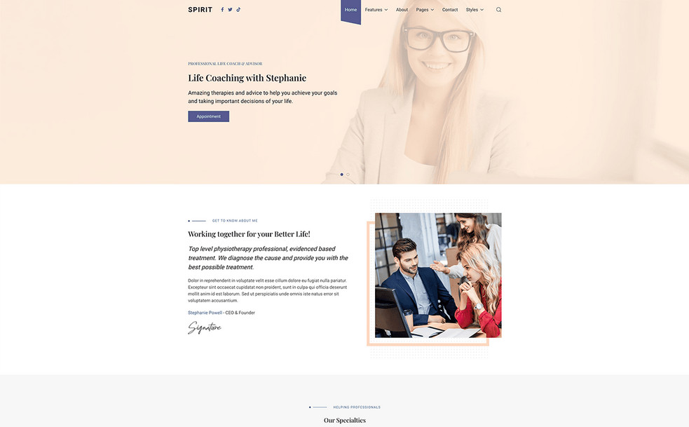 Joomlead Spirit - Joomla Template