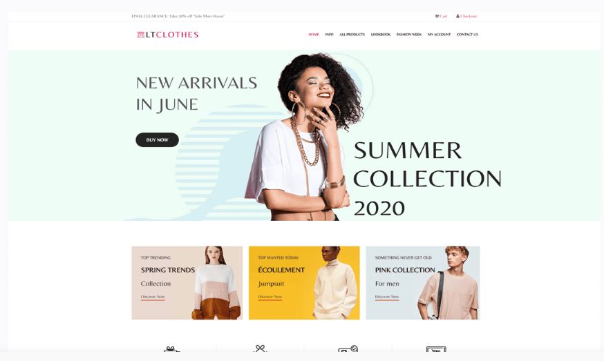 Lttheme Clothes Shop - Online Shopping Premium Joomla Template