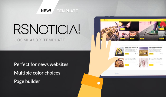 Rsnoticia! News - Joomla Template