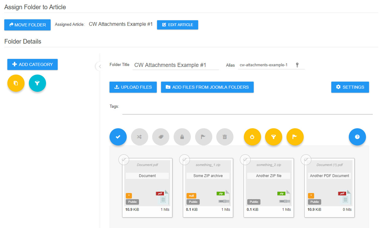 Cw Article Attachments Pro - Joomla Extension