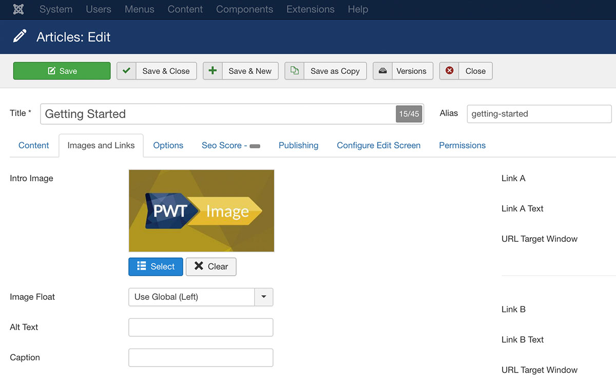 PWT Image - Joomla Extension
