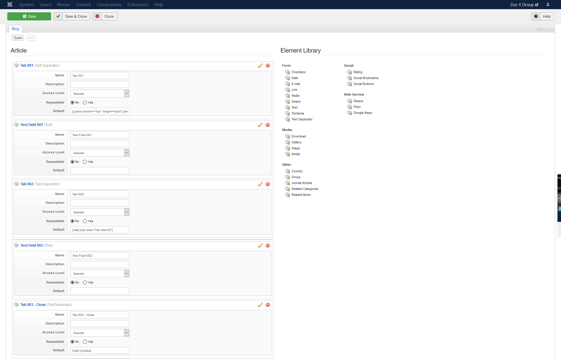 Zoo Cck For Joomla - Joomla Extension
