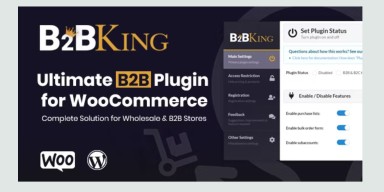 B2BKing - The Ultimate WooCommerce B2B & Wholesale Plugin - WordPress