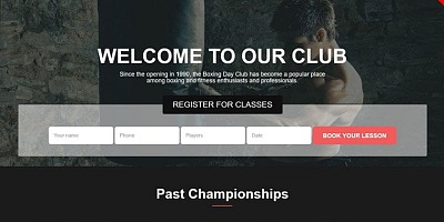 Bestaddon Boxing - Joomla Templates