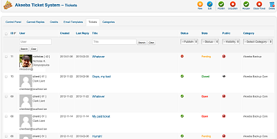 Akeeba Ticket System Pro - Joomla Extension
