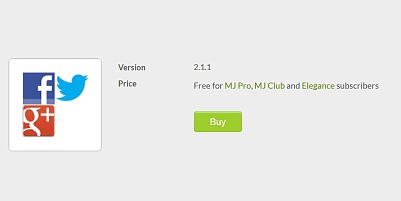 Social Buttons Mobile - Joomla Extension