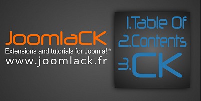 Table of Contents CK Pro - Joomla Extension