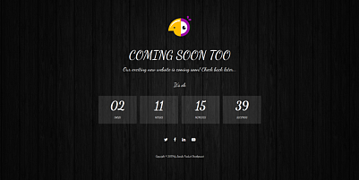 Aa Responsive Coming Soon Page Joomla Extension