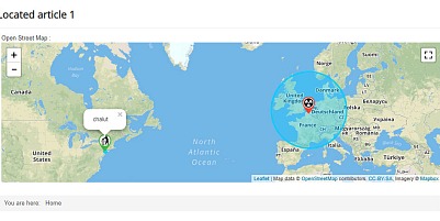 Openstreetmap Custom Field Joomla Extension