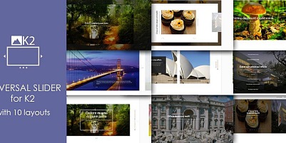 K2 Universal Slider - Joomla Extension