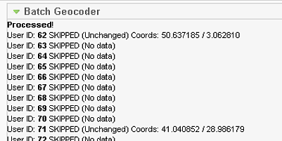 JS CB Batch Geocode - Joomla Extension