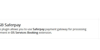 OSB Saferpay Payment Plugin - Joomla Extension
