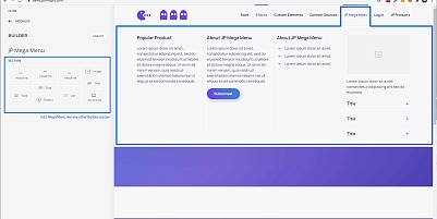 JP MegaMenu - Joomla Extension