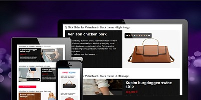 SJ Slick Slider for VirtueMart 4 - Joomla Extension