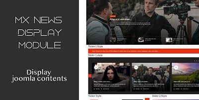Mx Awesome News - Joomla Extension