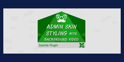 Admin Skin Styling with Background Video (V2.5) - Joomla Extension