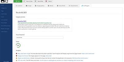 Route 66 Pro - Joomla Extension