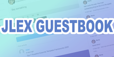 JLex Guestbook - Joomla Extension Jlex Guestbook Joomla Extension